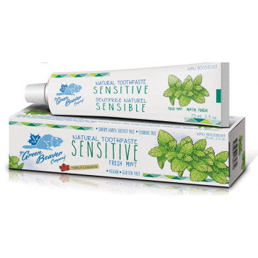 Green Beaver Sensitive Fresh Mint Toothpaste (Vegan)