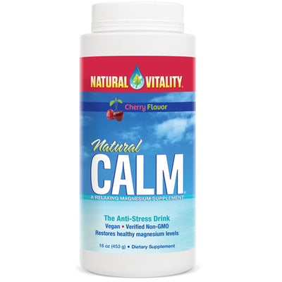 Natural Calm Magnesium Citrate Powder - Cherry