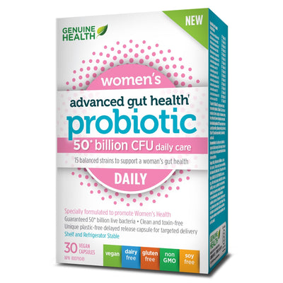 Genuine Health Women's Daily Probiotic - 50 Billion