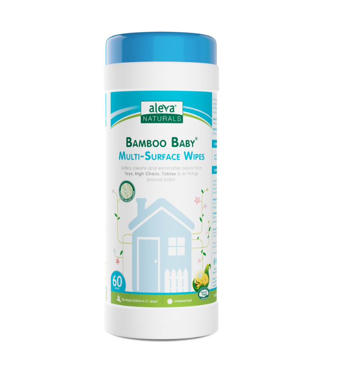 Aleva Naturals Bamboo Baby Multi-Surface Wipes