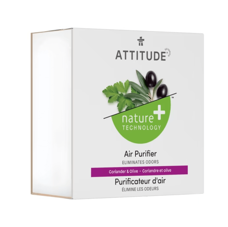 ATTITUDE Natural Air Purifier Bundle – Activated Carbon Filter, Pink Grapefruit & Lemon Scents, 227g Each