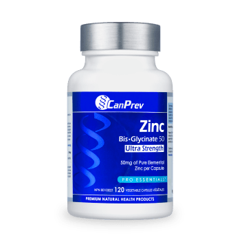 CanPrev Zinc Bis - Glycinate 50 - Ultra Strength - Vitamin Tree