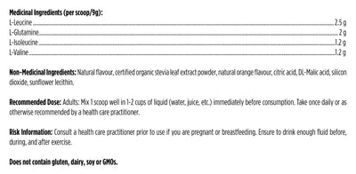 Designs For Health BCAA Powder with L-Glutamine