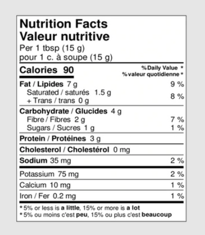 Fatso Salted Caramel Peanut Butter Nutrition Facts