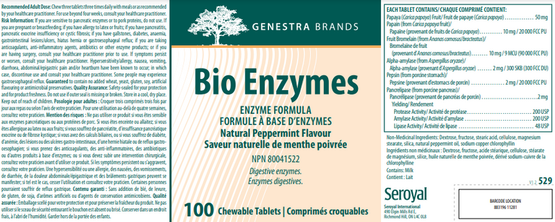 Genestra Bio Enzymes