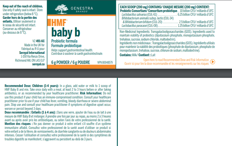 Genestra HMF Baby B
