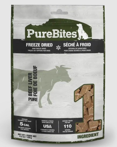 PureBites Freeze Dried Treats for Dogs - Beef Liver