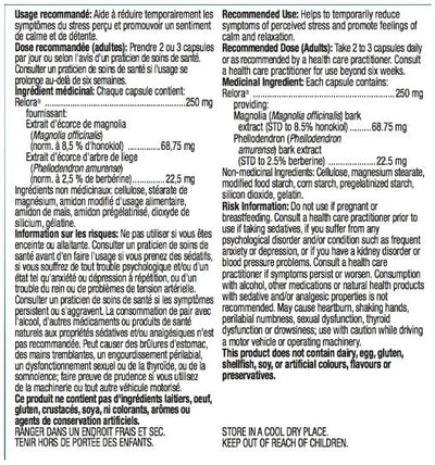 Nature's Harmony Relora 250 mg