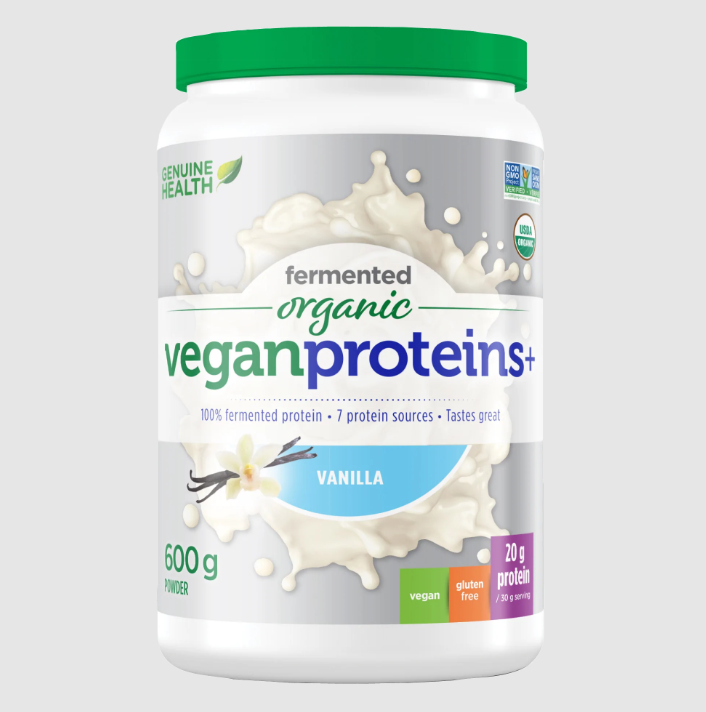 Genuine Health Fermented Organic Vegan Proteins+