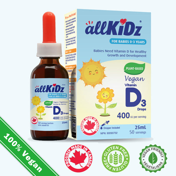 allKiDz Vitamin D3 Drops - Vegan