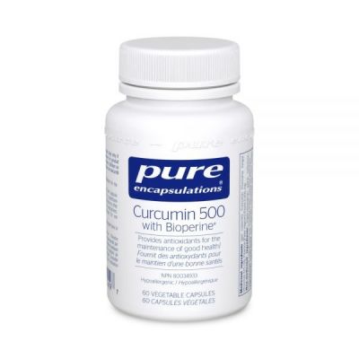 Pure Encapsulations Curcumin 500 with Bioperine