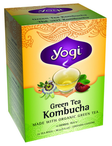 Yogi Organic Green Tea With Kombucha