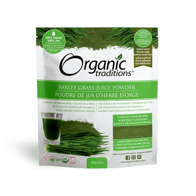 Organic Traditions Barley Grass Juice Powder