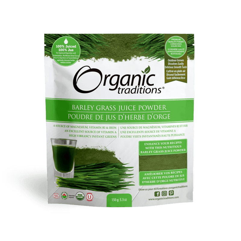 Organic Traditions Barley Grass Juice Powder