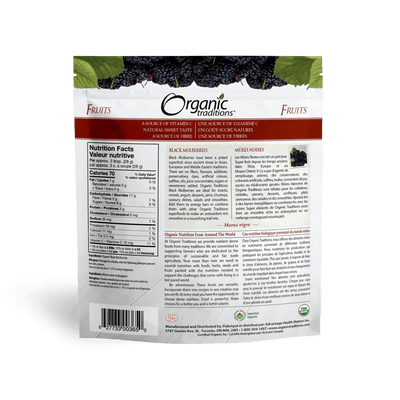 Organic Black Mulberries