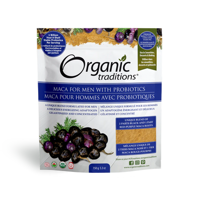 Organic Traditions Maca for Men with Probiotics