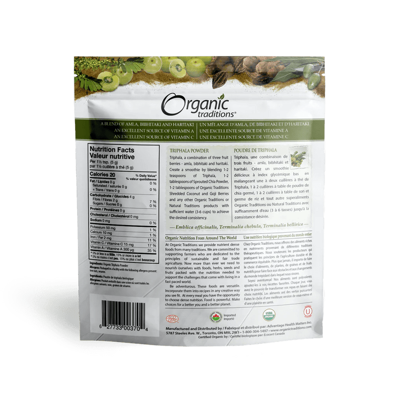 Organic Traditions Triphala Powder - Vitamin Tree